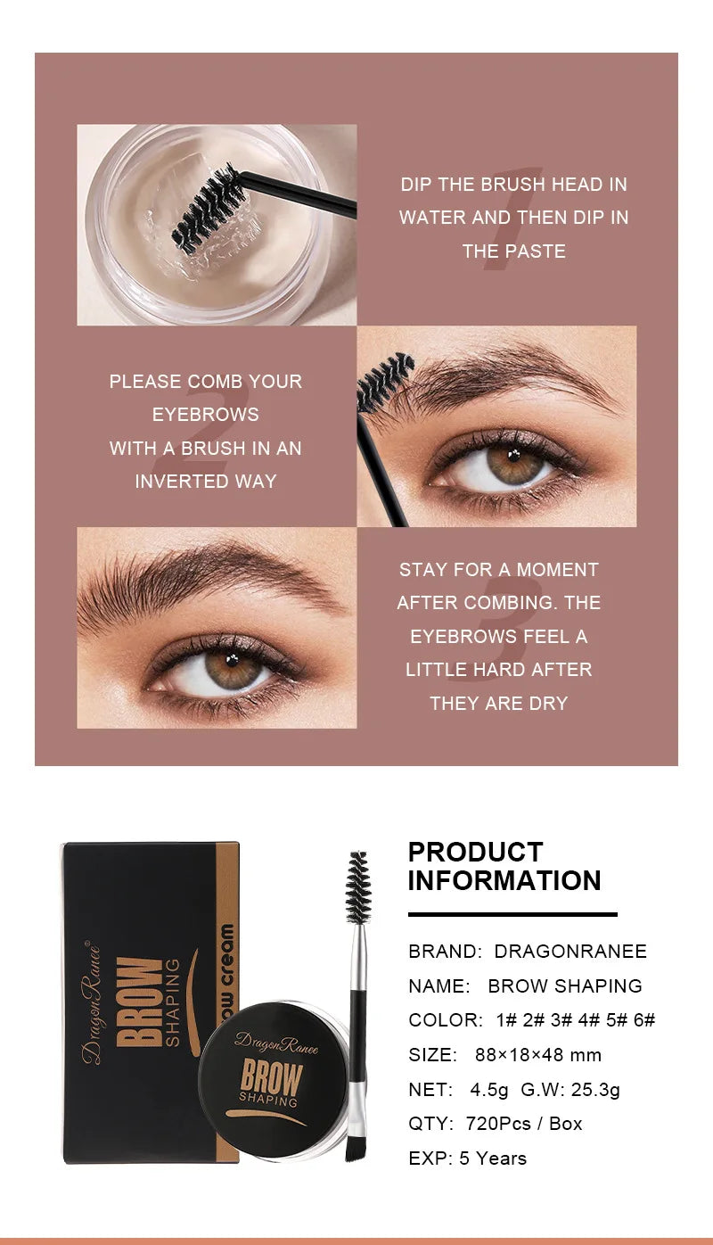 Dragon Ranee-Eyebloguing Crème coiffante, EyebloggGel, Regina Avertir, Blanc, 6 couleurs