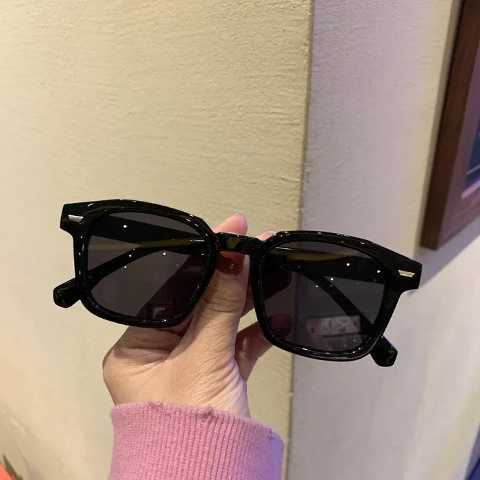 2024 New brand high-quality new polygon meter nail square sunglasses Fashion men hip hop glasses retro sunglasses women