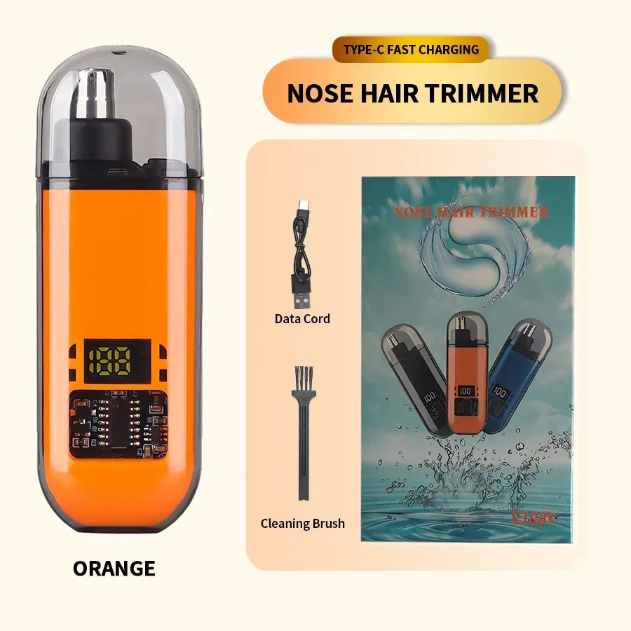 Tondeuse électrique Portable 2 en 1 pour hommes, tondeuse pour oreilles et nez, professionnelle, indolore, Portable, 2024