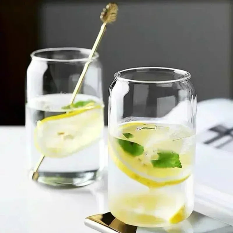 300 ml/550 ml Glasbecher mit Bambusdeckel für das Frühstück zu Hause