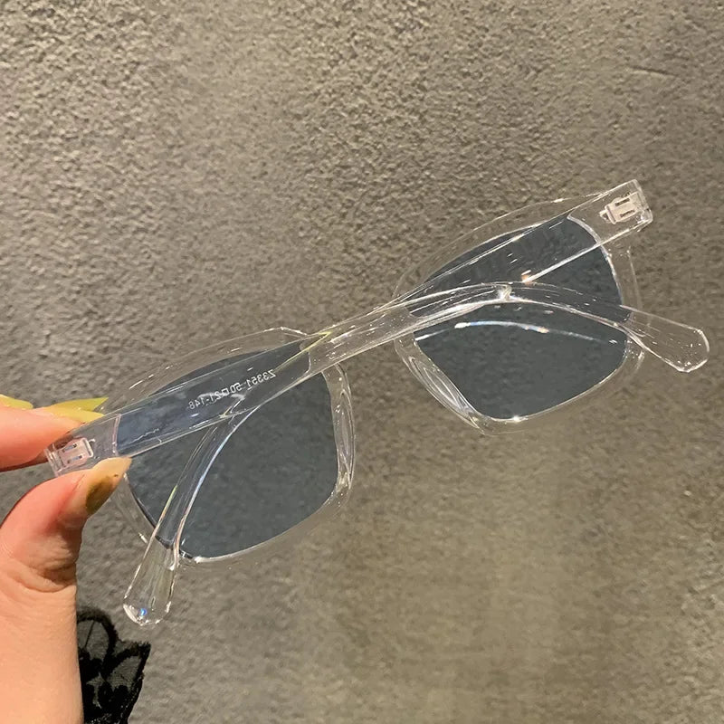2024 New brand high-quality new polygon meter nail square sunglasses Fashion men hip hop glasses retro sunglasses women