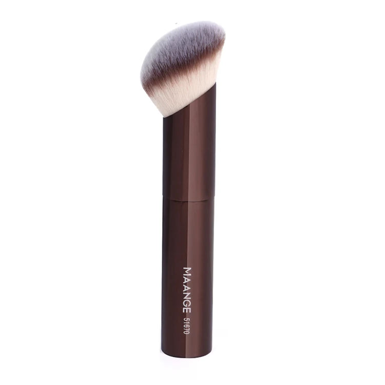MAANGE-Pinceaux de maquillage à double tête, brosse pour fond de teint, poudre, correcteur, blush, bronzant, cheveux en fibre douce, outils de beauté cosmétiques