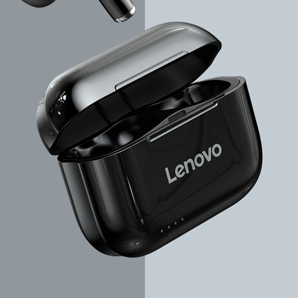 Lenovo LP1s TWS Bluetooth-Kopfhörer, 1200 mAh, Ladehülle, mobile Stromversorgung, kabelloses Headset, Sport-Ohrhörer, Geräuschunterdrückung mit Mikrofon