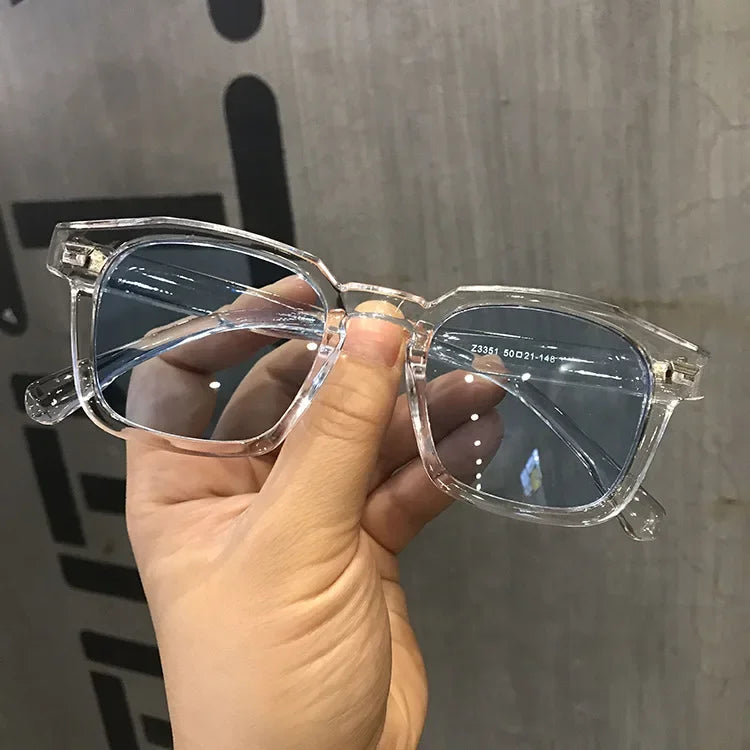 2024 New brand high-quality new polygon meter nail square sunglasses Fashion men hip hop glasses retro sunglasses women