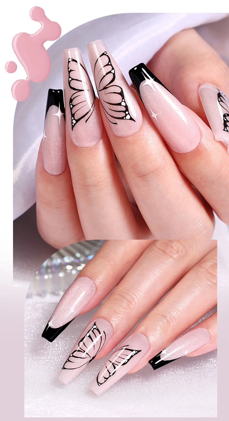 UR SUGAR-Gel de base en caoutchouc cristal nude, vernis à ongles UV LED, document naturel, semi-continu, trempage, 7ml