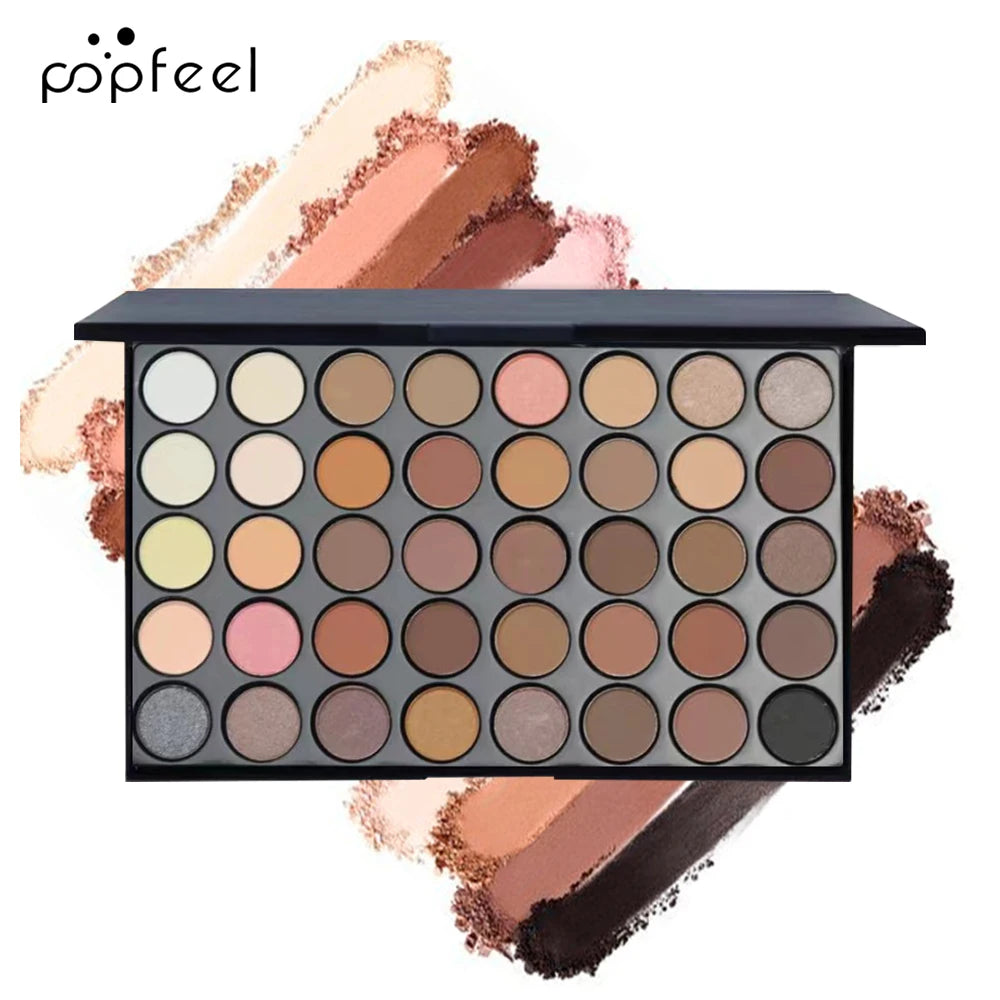 POPFEEL-Ensemble de maquillage pour les yeux, palette de fards à barrage, eye-liner, mascara, crayon pour les yeux, boîte à outils de maquillage, cadeaux pour femmes