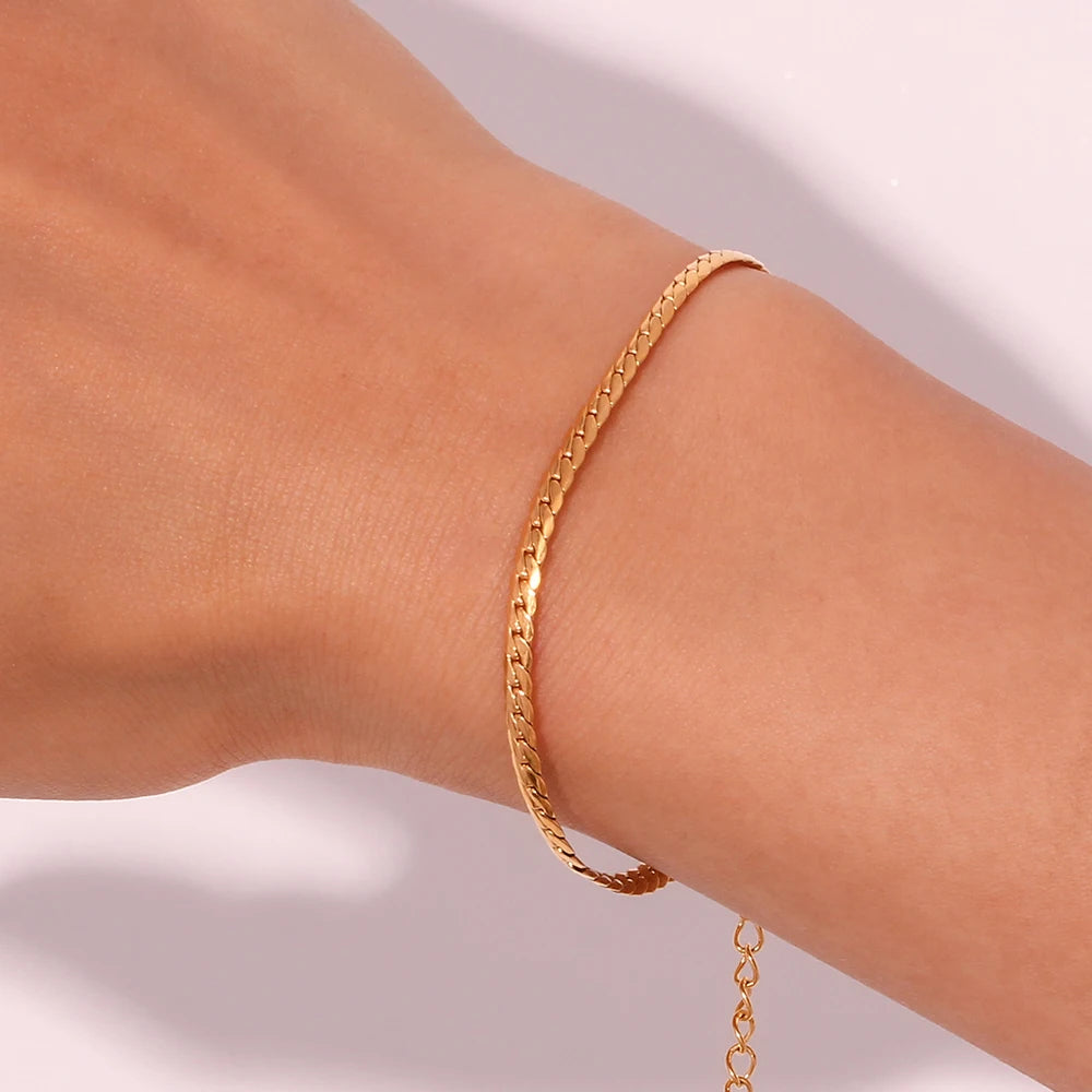 Wunderschönes Armband 2024 Edelstahl-Handarmbänder für Damen
