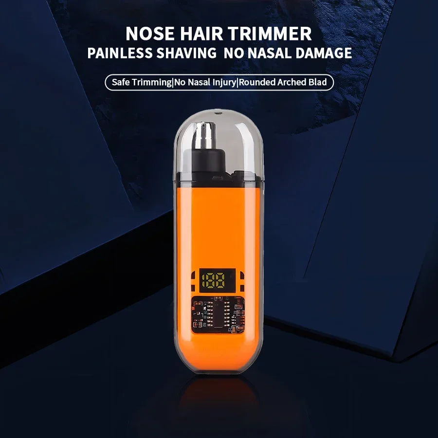 Tondeuse électrique Portable 2 en 1 pour hommes, tondeuse pour oreilles et nez, professionnelle, indolore, Portable, 2024
