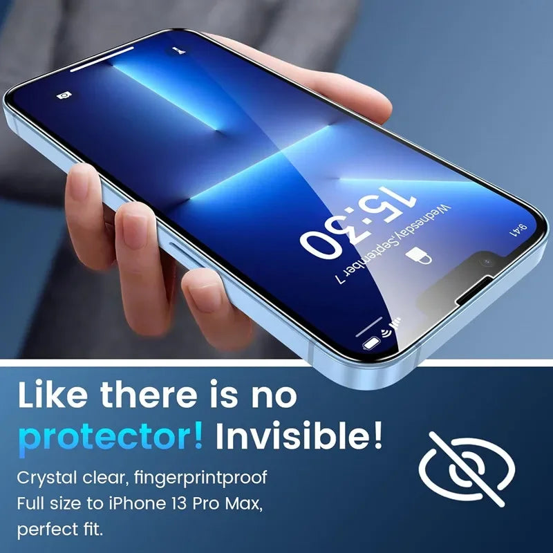 Protecteur d'écran en verre pour iPhone, verre de protection pour iPhone 15 13 11 12 14 Pro Max Mini, iPhone 16 7 8 Plus X Poly XS MAX, 5 pièces