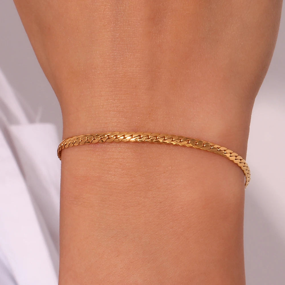 Wunderschönes Armband 2024 Edelstahl-Handarmbänder für Damen