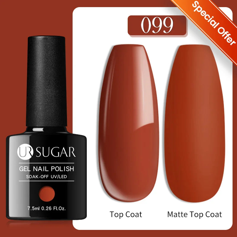 UR SUGAR-Gel de base en caoutchouc cristal nude, vernis à ongles UV LED, document naturel, semi-continu, trempage, 7ml
