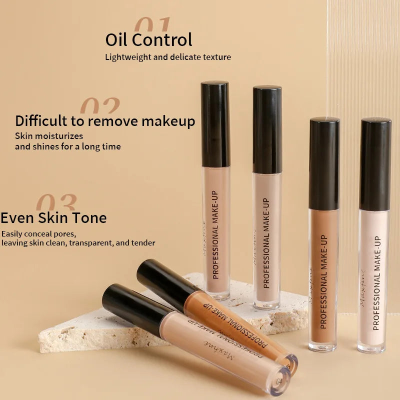 Correcteur liquide mat, haute couverture, imperméable, contrôle de l'huile, hydratant, longue durée, maquillage professionnel pour le visage