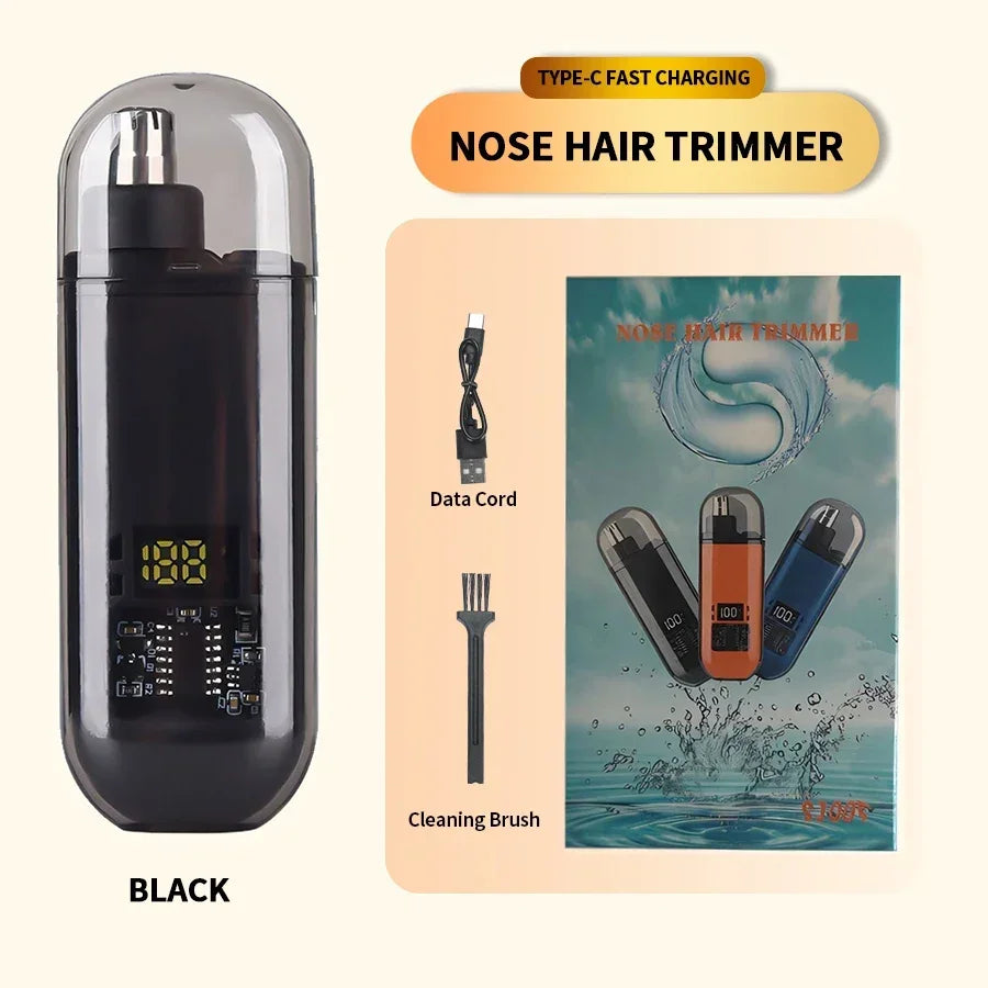 Tondeuse électrique Portable 2 en 1 pour hommes, tondeuse pour oreilles et nez, professionnelle, indolore, Portable, 2024