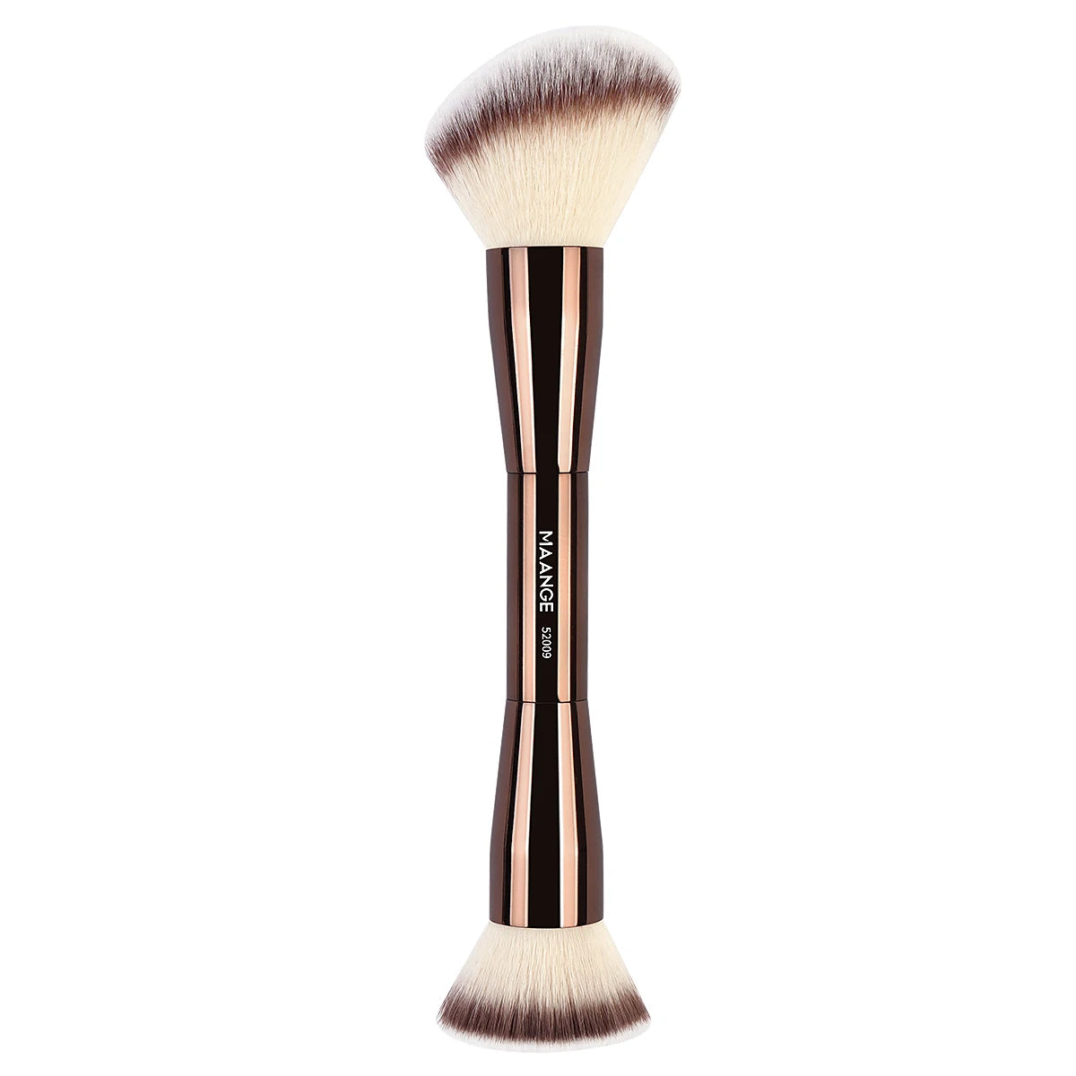 MAANGE-Pinceaux de maquillage à double tête, brosse pour fond de teint, poudre, correcteur, blush, bronzant, cheveux en fibre douce, outils de beauté cosmétiques