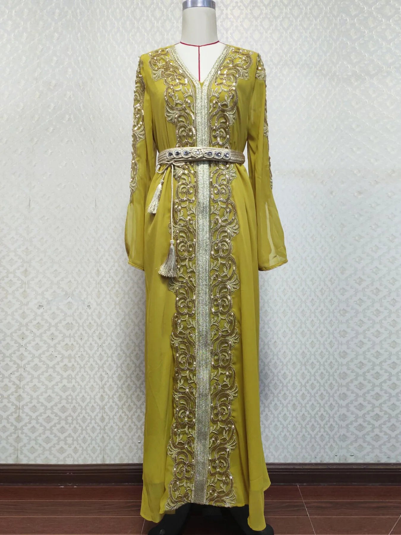 Muslimisches Abendkleid für Frauen, lange arabische Kleider, Eid-Kleid