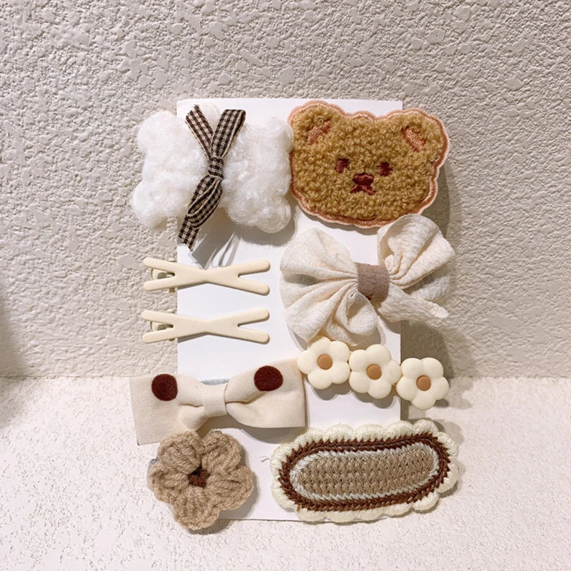 9 Stück/Set Baby-Haarspangen