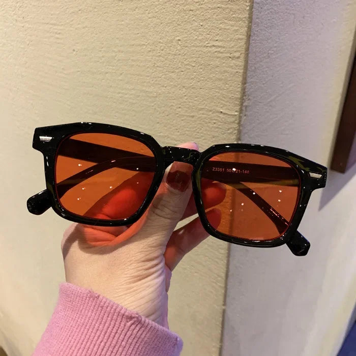 2024 New brand high-quality new polygon meter nail square sunglasses Fashion men hip hop glasses retro sunglasses women