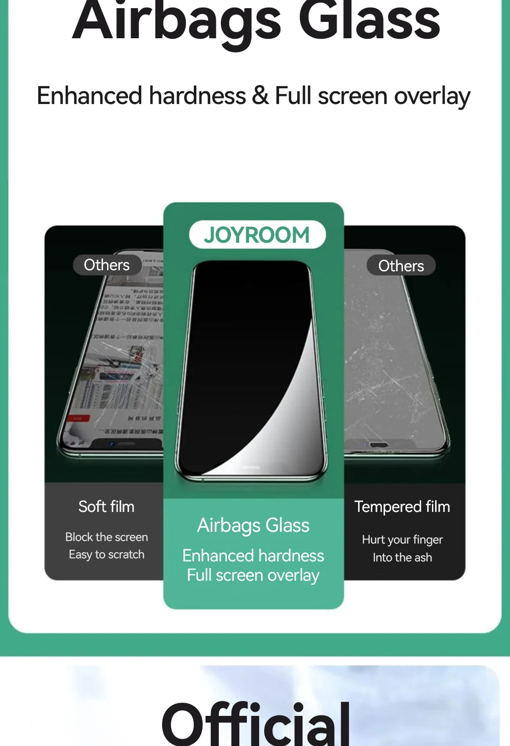 Pomerroom-Protecteur d'écran en verre HD, Plein écran, Protection en verre du Guatemala pour iPhone, 16, 15, 14, 13, 12, 11 Pro Max, 1 PC, 2 PC, 3PC