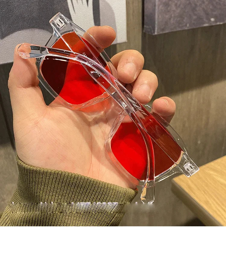 2024 New brand high-quality new polygon meter nail square sunglasses Fashion men hip hop glasses retro sunglasses women