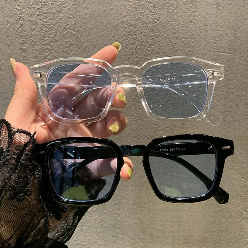 2024 New brand high-quality new polygon meter nail square sunglasses Fashion men hip hop glasses retro sunglasses women