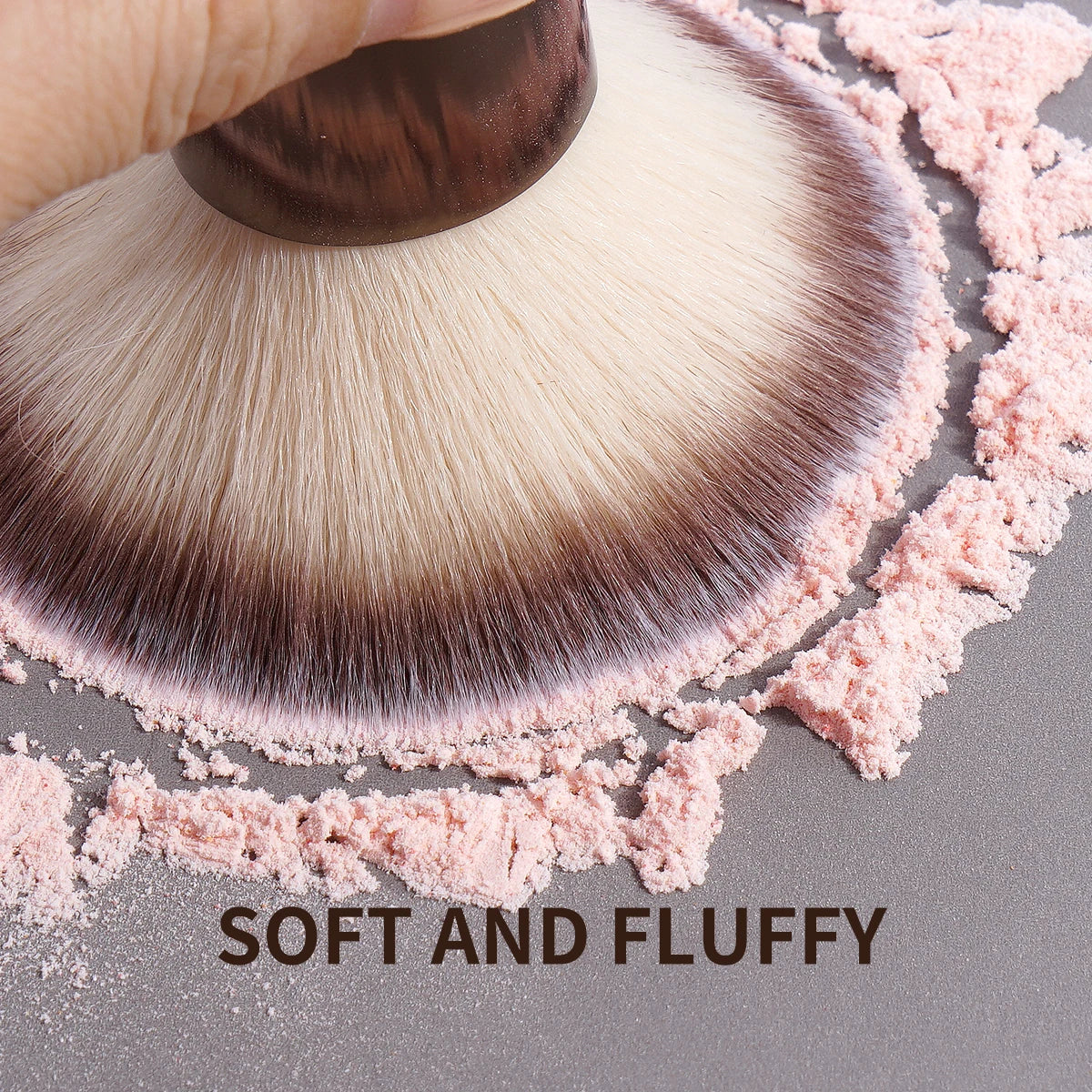 MAANGE-Pinceaux de maquillage à double tête, brosse pour fond de teint, poudre, correcteur, blush, bronzant, cheveux en fibre douce, outils de beauté cosmétiques