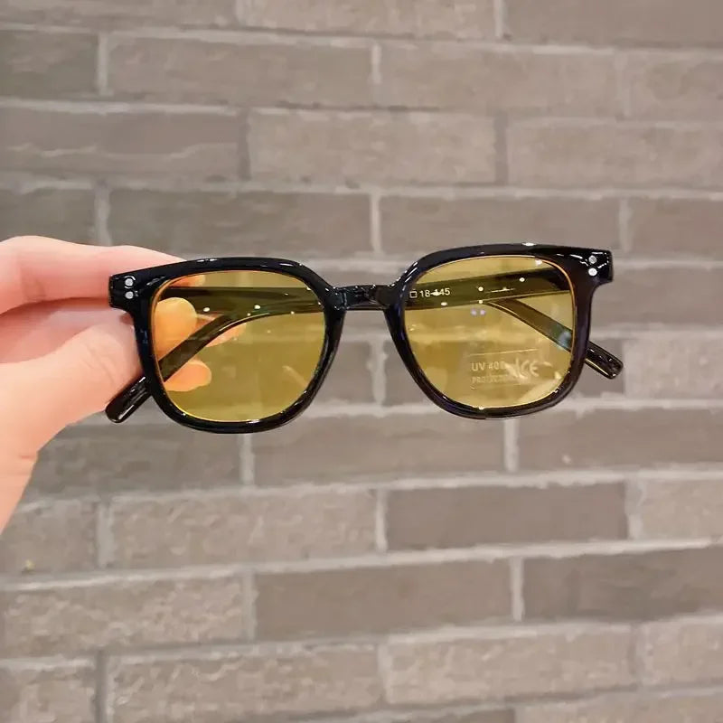 Children Sunglasses Vintage Square UV400 Sun Glasses Outdoor Cute Girl Boy Fashion Glasses Protection Classic Kids Sunglasses