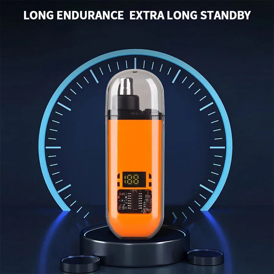 Tondeuse électrique Portable 2 en 1 pour hommes, tondeuse pour oreilles et nez, professionnelle, indolore, Portable, 2024