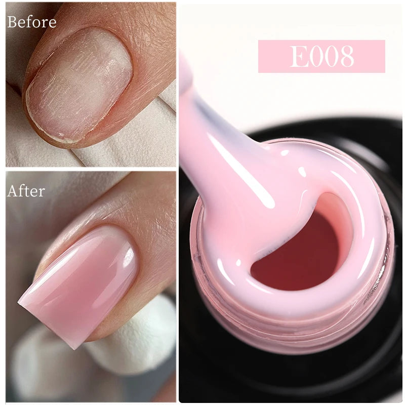 UR SUGAR-Gel de base en caoutchouc cristal nude, vernis à ongles UV LED, document naturel, semi-continu, trempage, 7ml