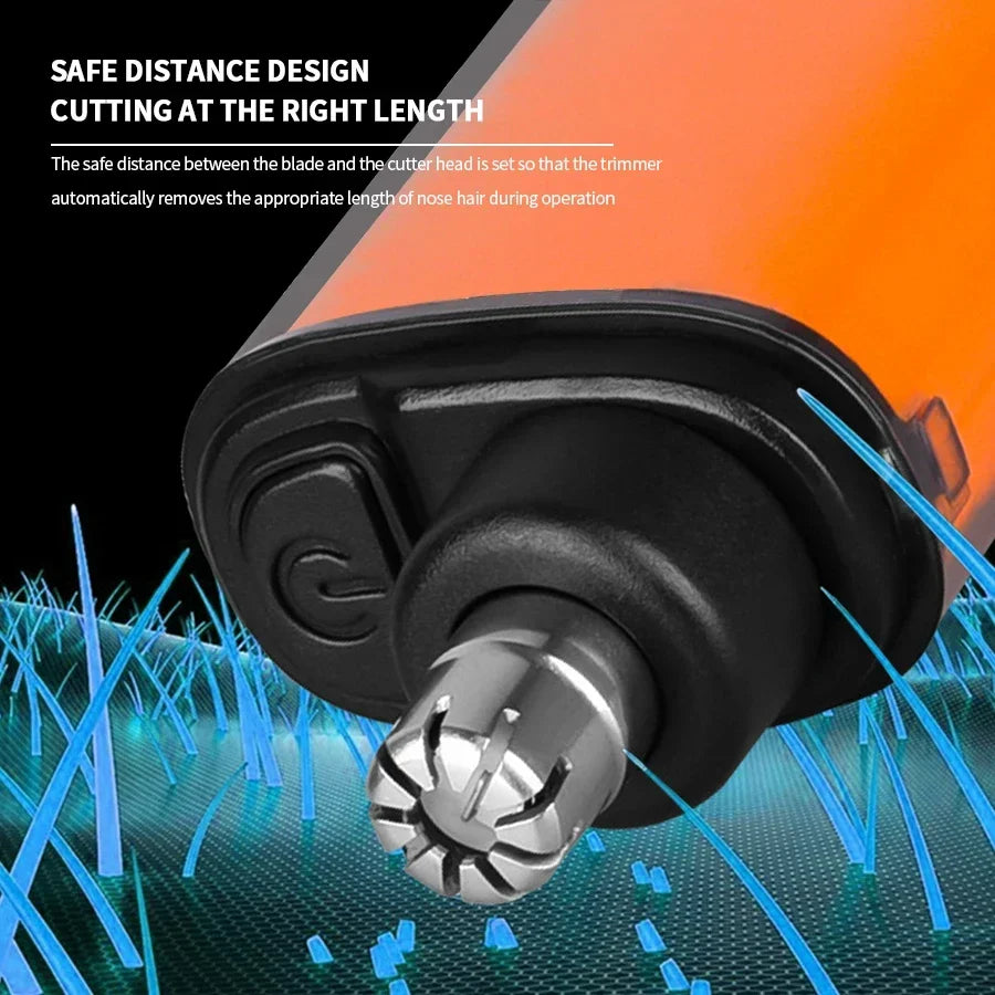 Tondeuse électrique Portable 2 en 1 pour hommes, tondeuse pour oreilles et nez, professionnelle, indolore, Portable, 2024