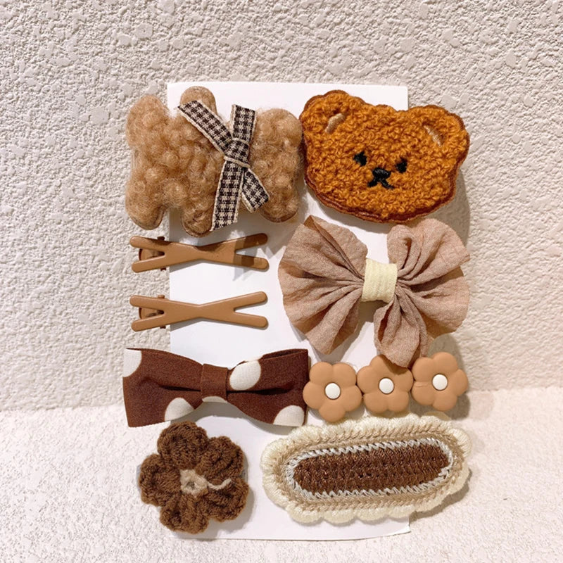 9 Stück/Set Baby-Haarspangen