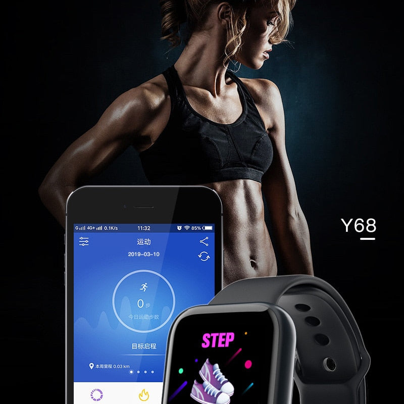 Vernetzte Uhr für Herren, 2er-Set wasserdichte Teile für Android und IOS
