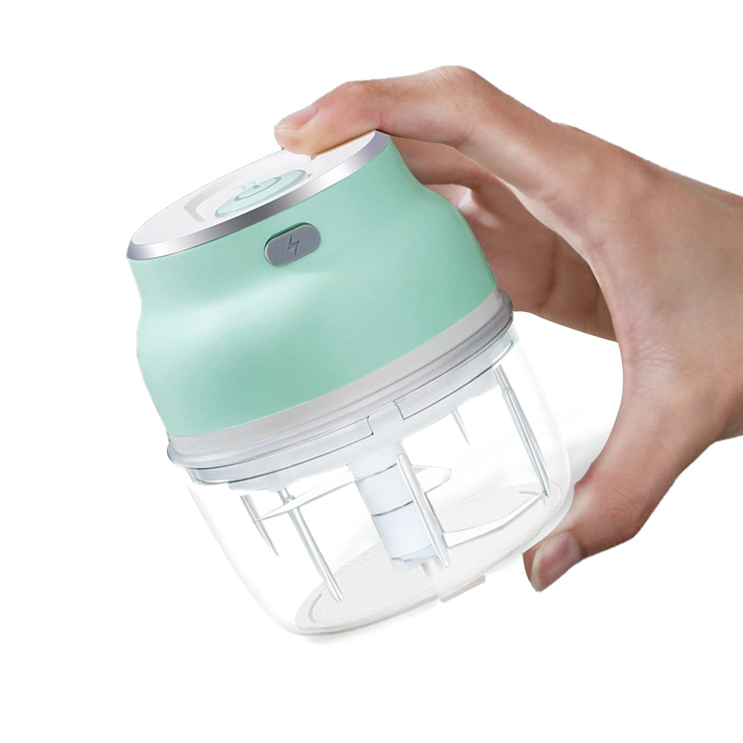Elektrischer Lebensmittelzerkleinerer, Gemüsemühle, Mini-Zerkleinerer, 150 ml