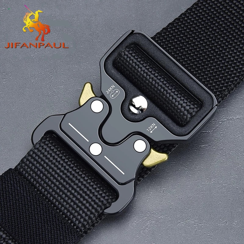 Männer Gürtel Armee Outdoor Jagd Taktische Multi Funktion Kampf Überleben Hohe Qualität Marine Corps Leinwand Für Nylon Männlichen Luxus