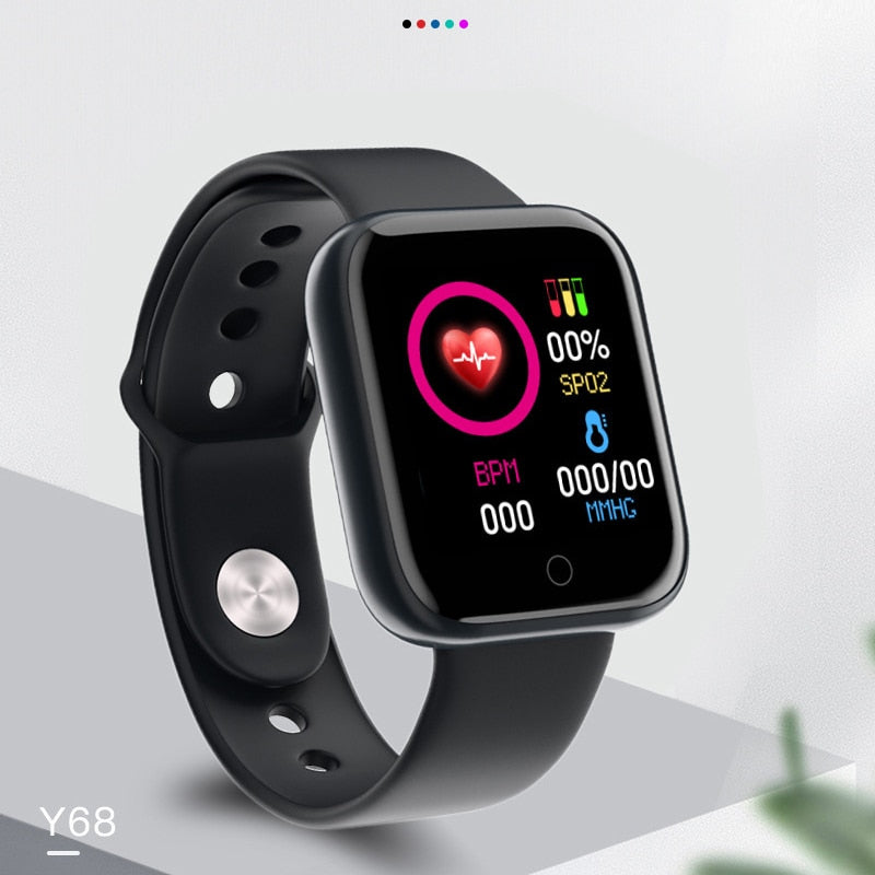Vernetzte Uhr für Herren, 2er-Set wasserdichte Teile für Android und IOS