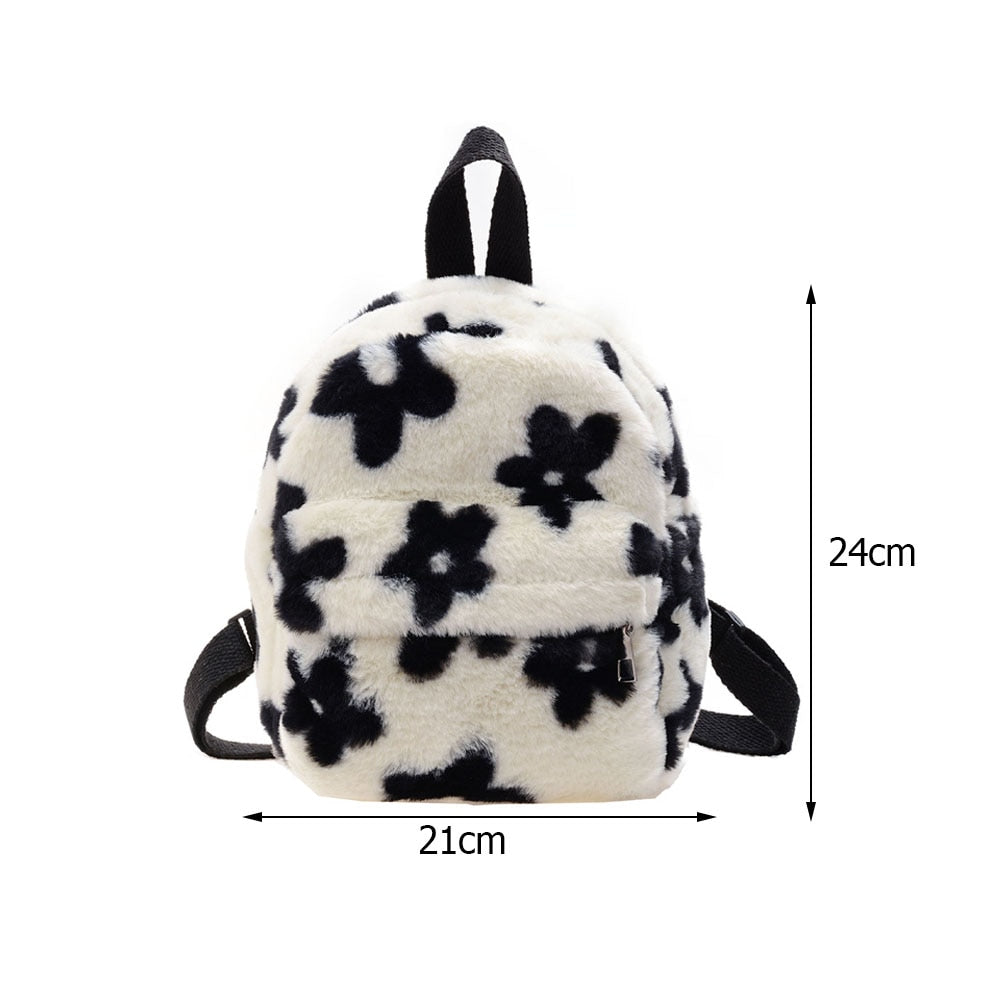Tragbare Kinder Reisen Einkaufen Rucksäcke Casual Herbst Winter Lamm Fleece frauen Bagpack Niedlichen Bären Geformt Schulter Rucksack