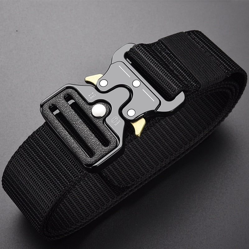 Männer Gürtel Armee Outdoor Jagd Taktische Multi Funktion Kampf Überleben Hohe Qualität Marine Corps Leinwand Für Nylon Männlichen Luxus