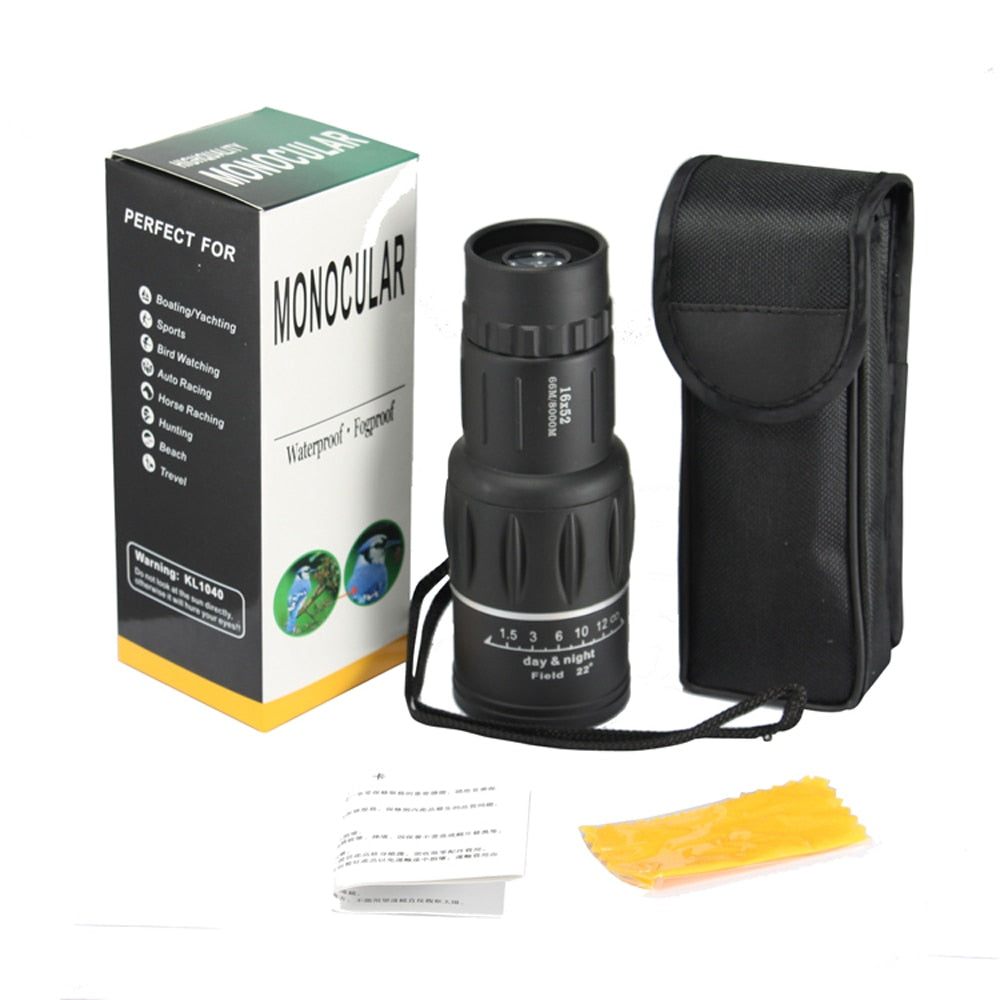 US DE UK 16X Monokular 66m/8000m Vergrößerung Dual Focus Zoom Optic Len Panzerung Teleskop für Jagd Camping