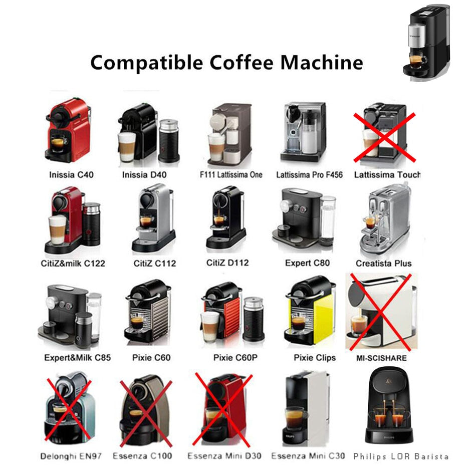 Nachfüllbare Kapsel für die Espressomaschine aus Edelstahl