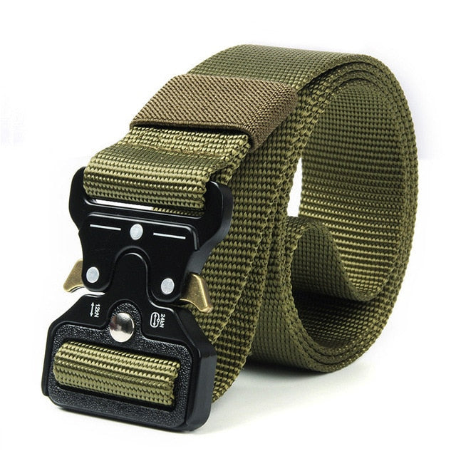 Männer Gürtel Armee Outdoor Jagd Taktische Multi Funktion Kampf Überleben Hohe Qualität Marine Corps Leinwand Für Nylon Männlichen Luxus