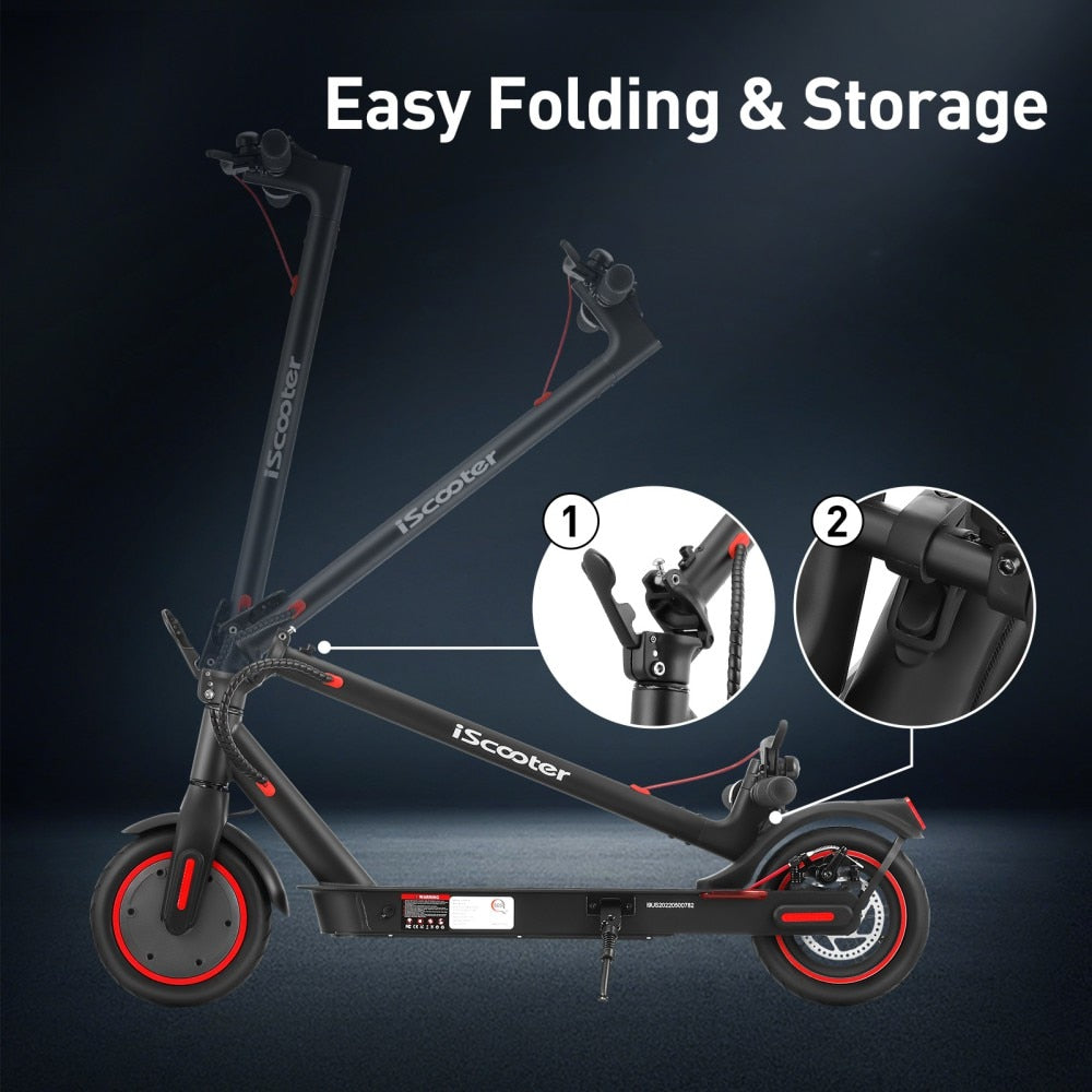 US Stock iScooter Elektroroller 18,6 Meilen pro Stunde Erwachsener EScooter 8,5 Zoll 350 W Erwachsener faltbarer Elektro-Skateboard-Roller mit App