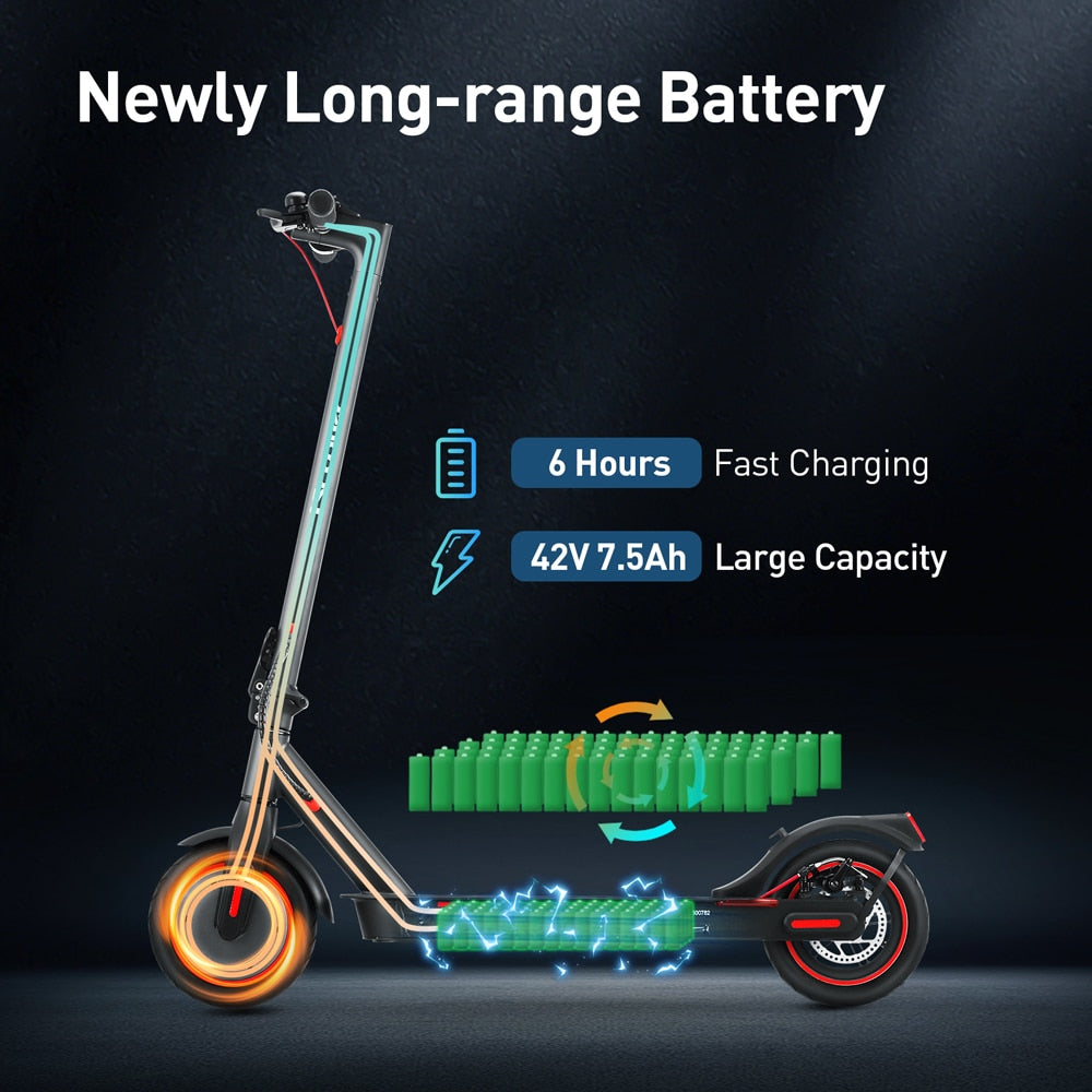 US Stock iScooter Elektroroller 18,6 Meilen pro Stunde Erwachsener EScooter 8,5 Zoll 350 W Erwachsener faltbarer Elektro-Skateboard-Roller mit App