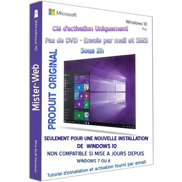 OEM Windows 10 Pro-Aktivierungsschlüssel online Original 32/64