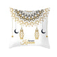 Housse de coussin coton 45x45cm Décoration Ramadan 2024 pour la maison Ramadan Mubarak, Eid Mubarak