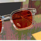 2024 RMM brand high-quality new polygon meter nail square sunglasses Fashion men hip hop glasses retro sunglasses women