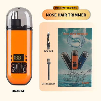 Tondeuse électrique Portable 2 en 1 pour hommes, tondeuse pour oreilles et nez, professionnelle, indolore, Portable, 2024