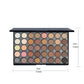 POPFEEL-Palette de fards à barrage 40 couleurs, longue durée, maquillage facile, brun, rose