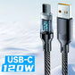 NNBILI-Câble USB Type-C vers Type-C, 120W, charge ultra rapide, avec écran LED, pour téléphone Huawei, Oppo, Vivo