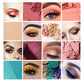 POPFEEL-Palette de fards à barrage 40 couleurs, longue durée, maquillage facile, brun, rose