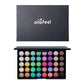 POPFEEL-Palette de fards à barrage 40 couleurs, longue durée, maquillage facile, brun, rose
