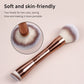 MAANGE-Pinceaux de maquillage à double tête, brosse pour fond de teint, poudre, correcteur, blush, bronzant, cheveux en fibre douce, outils de beauté cosmétiques